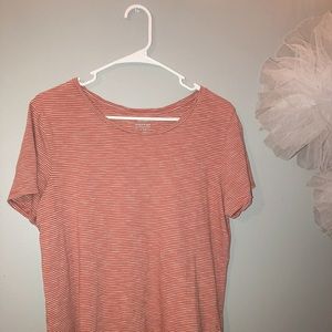 Old Navy mauve striped tee!